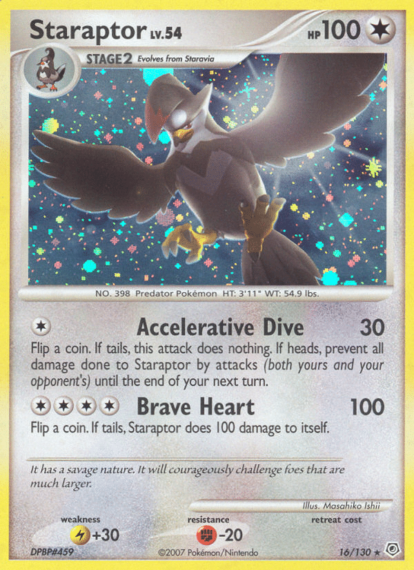 Staraptor Pokémon Diamond & Pearl (16/130) – Diamond & Pearl