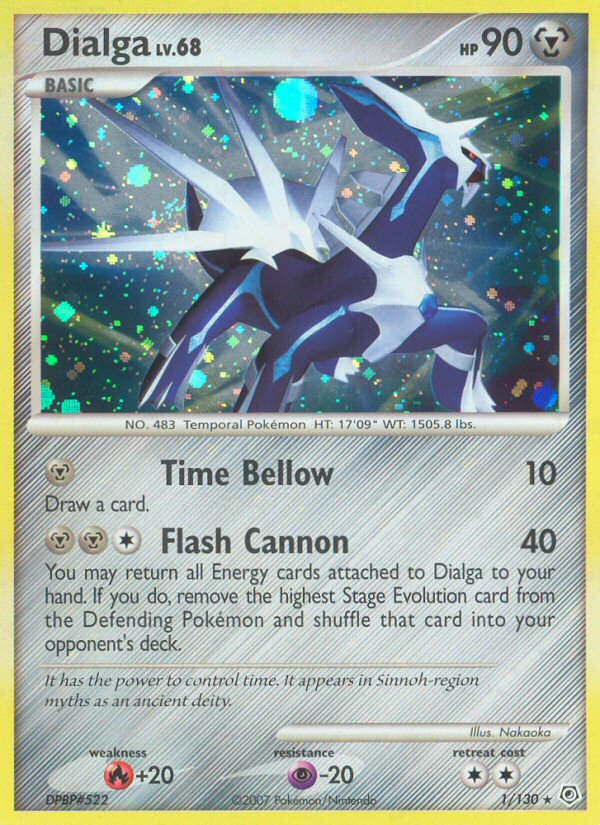 Dialga Pokémon Diamond & Pearl (1/130) – Diamond & Pearl