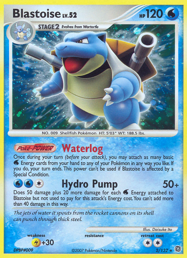 Blastoise Pokémon Secret Wonders (2/132) – Diamond & Pearl