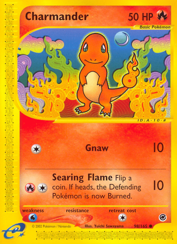 Charmander Pokémon Expedition Base Set (98/165) – E-Card