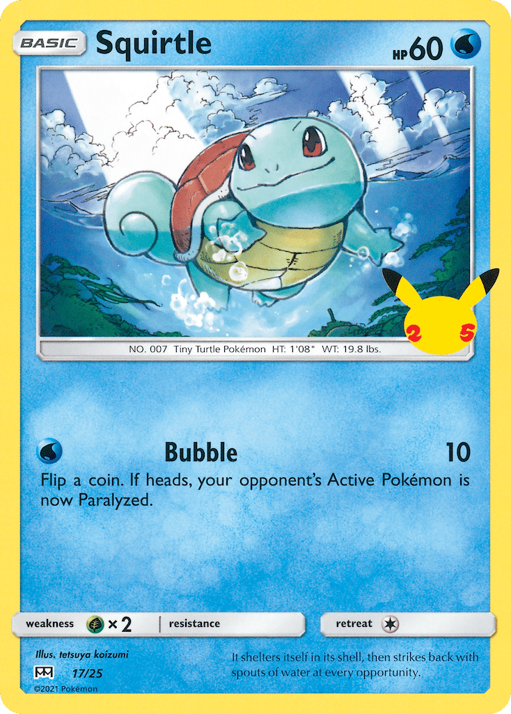 Squirtle Pokémon McDonald's Collection 2021 (17/25) – Other
