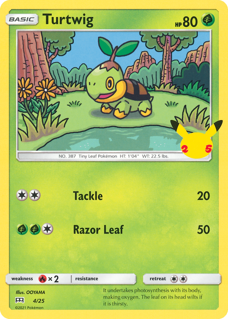 Turtwig Pokémon McDonald's Collection 2021 (4/25) – Other