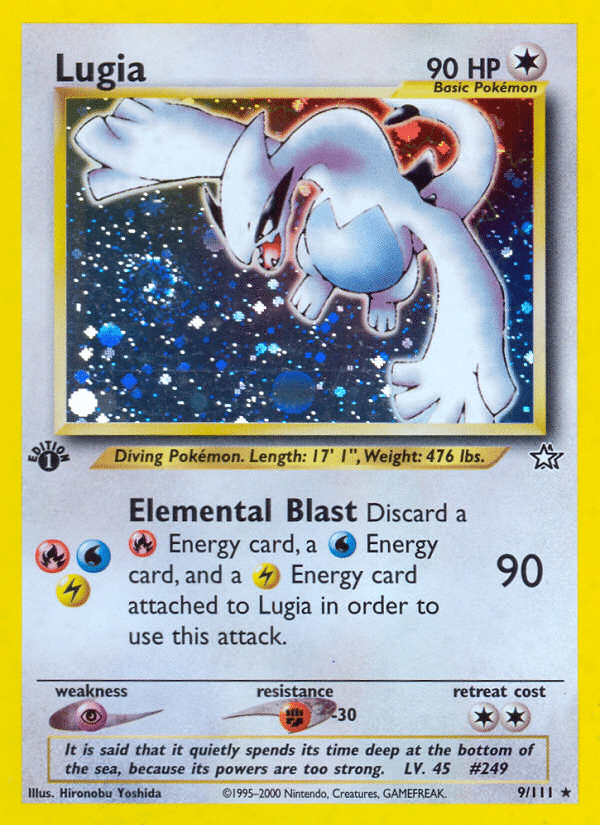 Lugia Pokémon Neo Genesis (9/111) – Neo