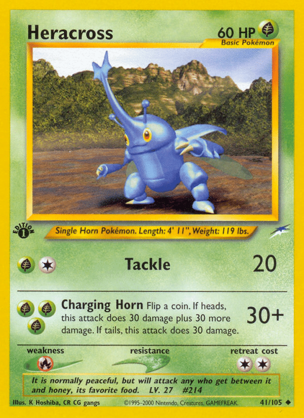 Heracross Pokémon Neo Destiny (41/105) – Neo