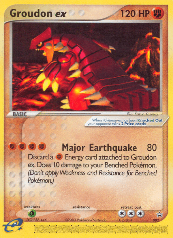 Groudon ex Pokémon Nintendo Black Star Promos (2/40) – NP