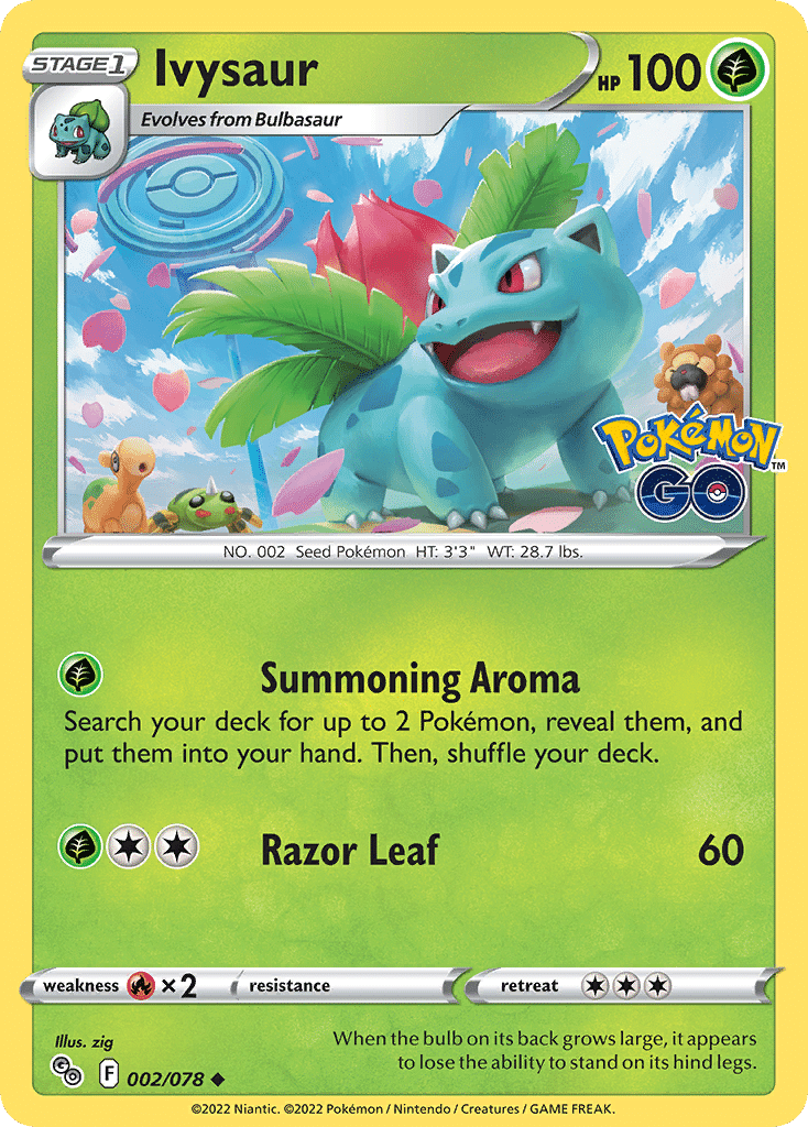 Ivysaur Pokémon Pokémon GO (2/78) – Sword & Shield