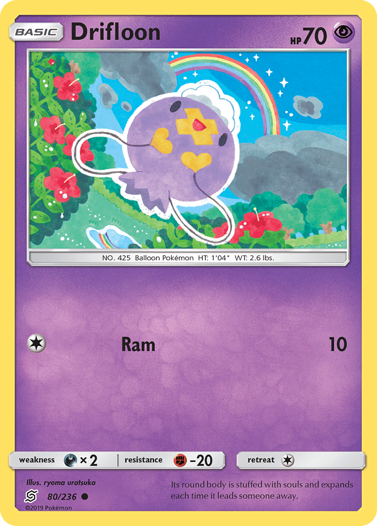 Drifloon Pokémon Unified Minds (80/236) – Sun & Moon