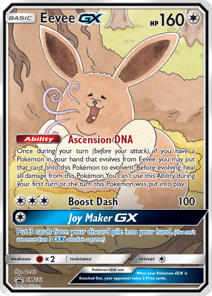 Eevee-GX Pokémon SM Black Star Promos (SM233/248) – Sun & Moon
