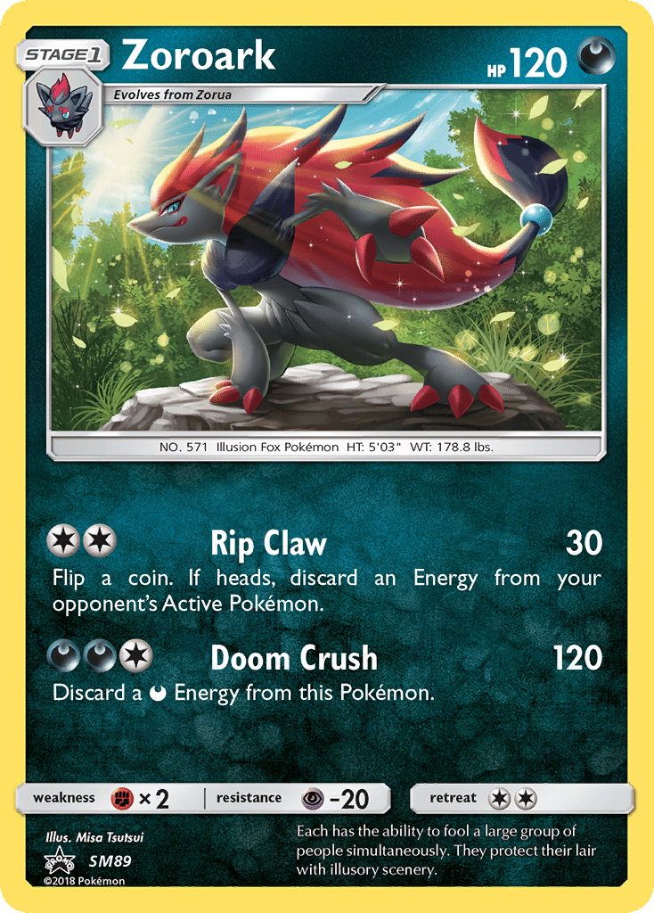 Zoroark Pokémon SM Black Star Promos (SM89/248) – Sun & Moon