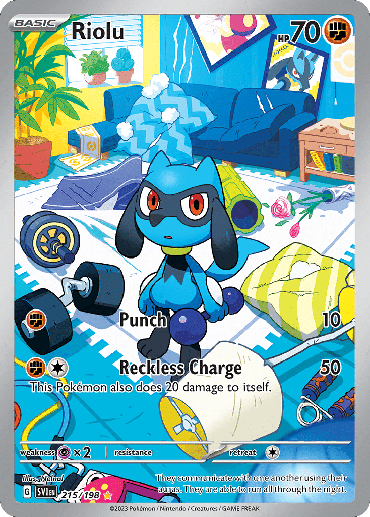 Riolu Pokémon Scarlet & Violet (215/198) – Scarlet & Violet