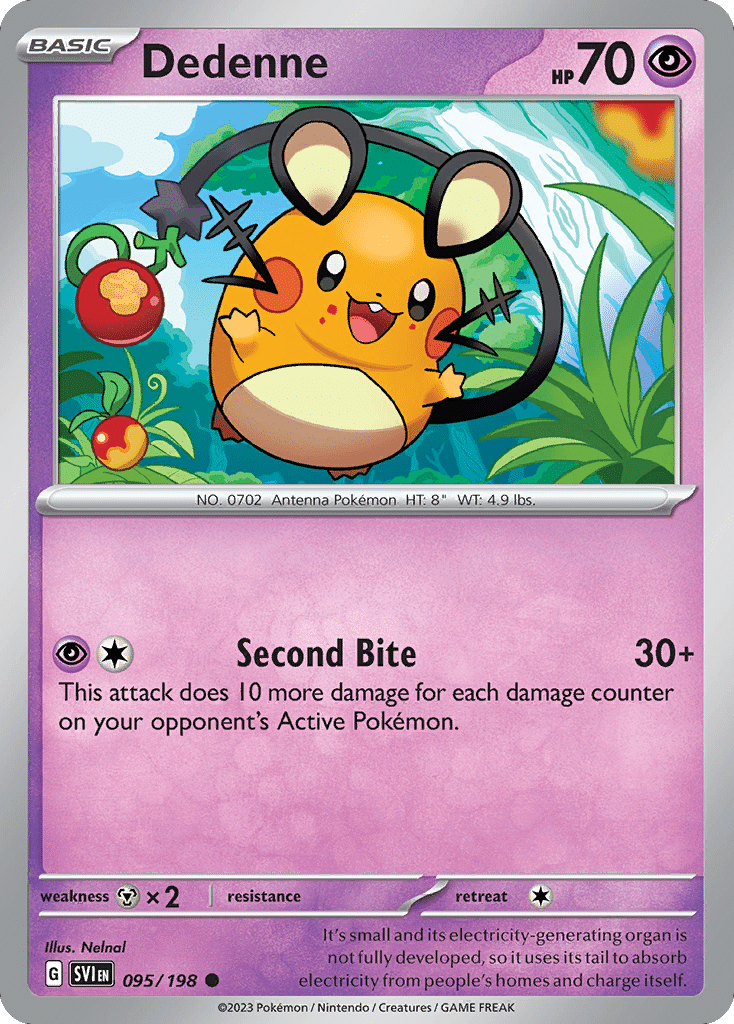 Dedenne Pokémon Scarlet & Violet (95/198) – Scarlet & Violet