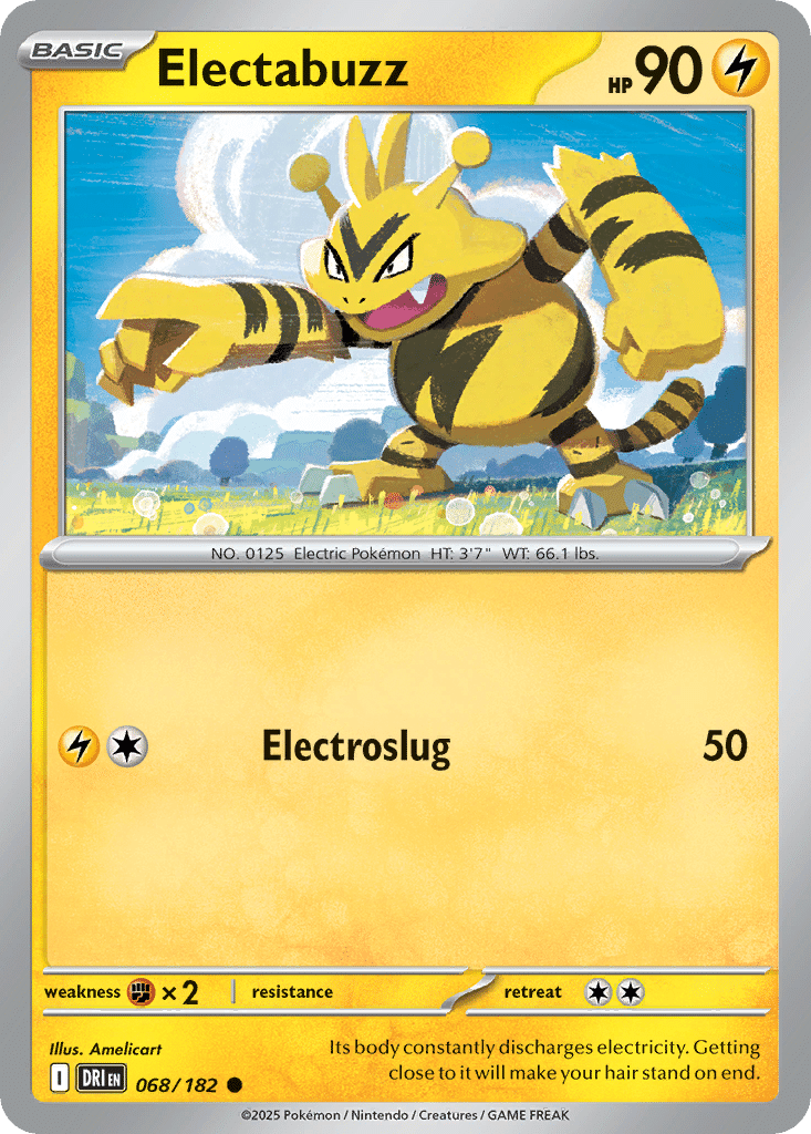 Electabuzz Pokémon Destined Rivals (68/182) – Scarlet & Violet