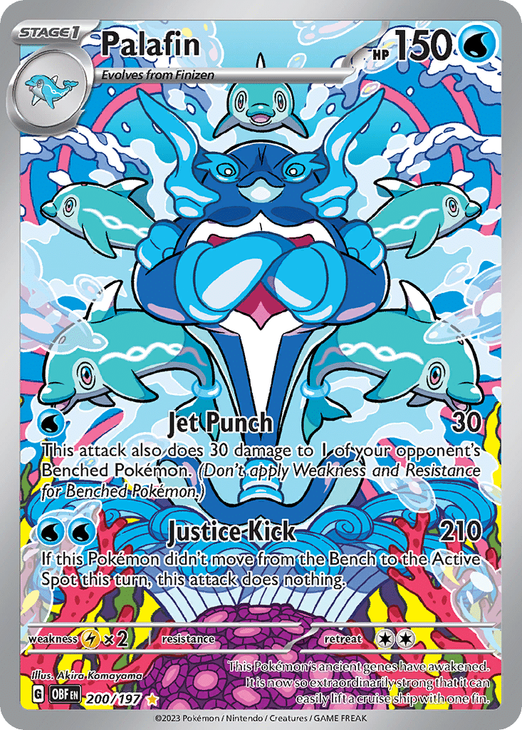 Palafin Pokémon Obsidian Flames (200/197) – Scarlet & Violet