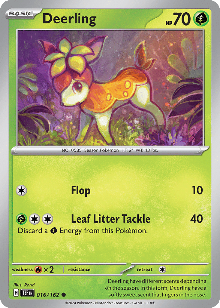 Deerling Pokémon Temporal Forces (16/162) – Scarlet & Violet