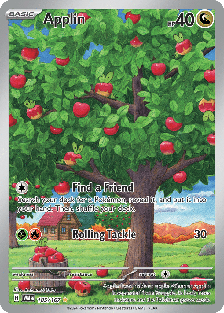 Applin Pokémon Twilight Masquerade (185/167) – Scarlet & Violet