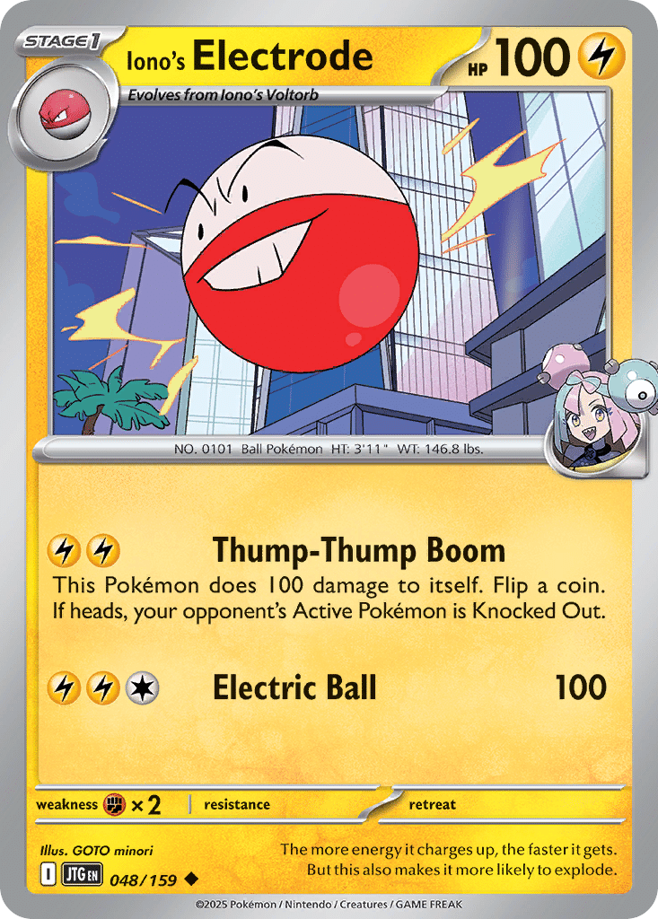 Iono's Electrode Pokémon Journey Together (48/159) – Scarlet & Violet