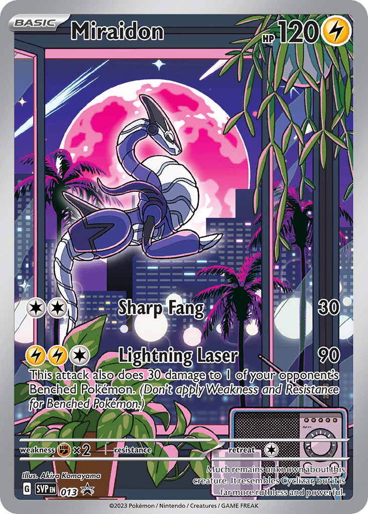 Miraidon Pokémon Scarlet & Violet Black Star Promos (13/215) – Scarlet & Violet
