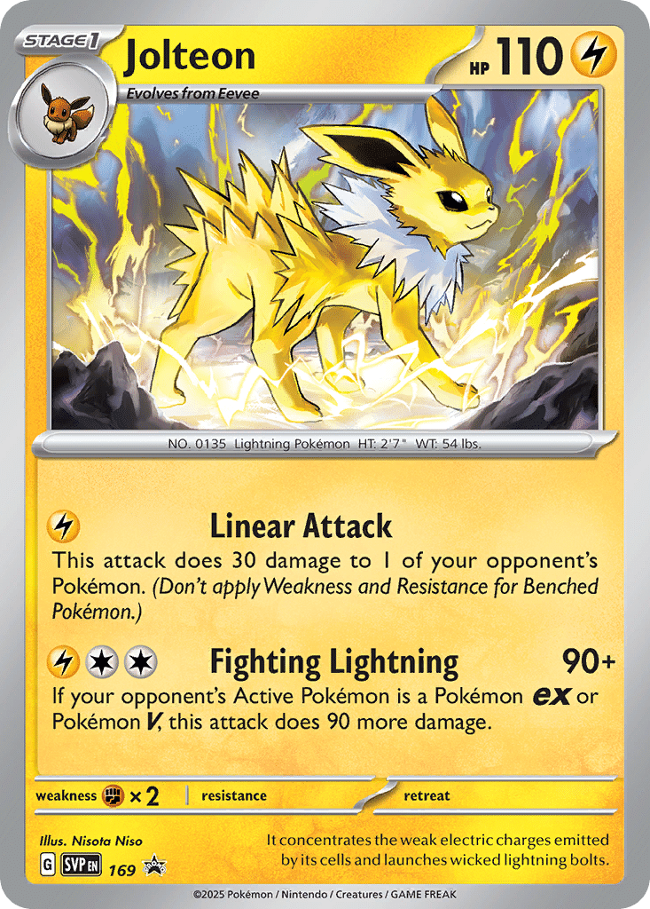 Jolteon Pokémon Scarlet & Violet Promos (169/150) – Scarlet & Violet