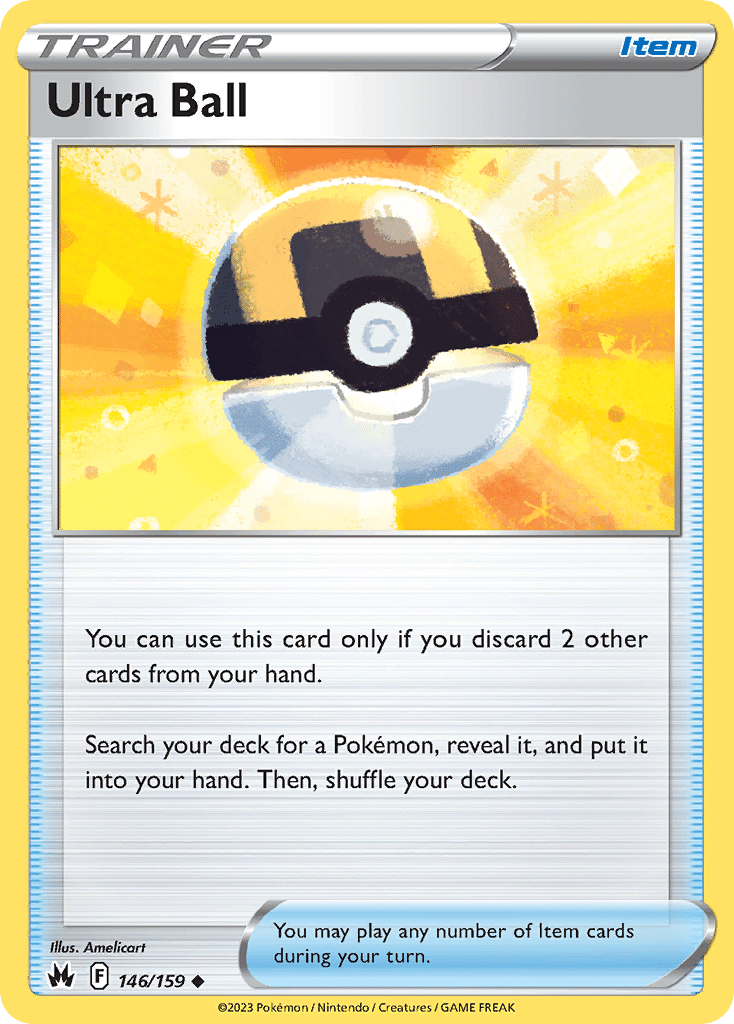 Ultra Ball Pokémon Crown Zenith (146/159) – Sword & Shield