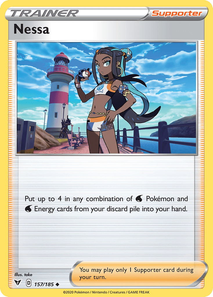 Nessa Pokémon Vivid Voltage (157/185) – Sword & Shield