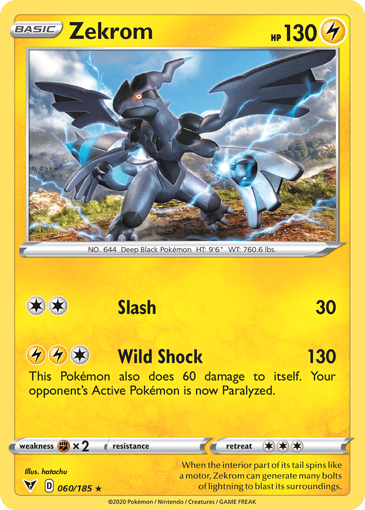 Zekrom Pokémon Vivid Voltage (60/185) – Sword & Shield