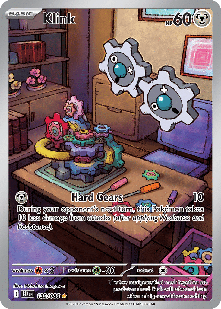 Klink Pokémon Black Bolt (139/86) – Scarlet & Violet